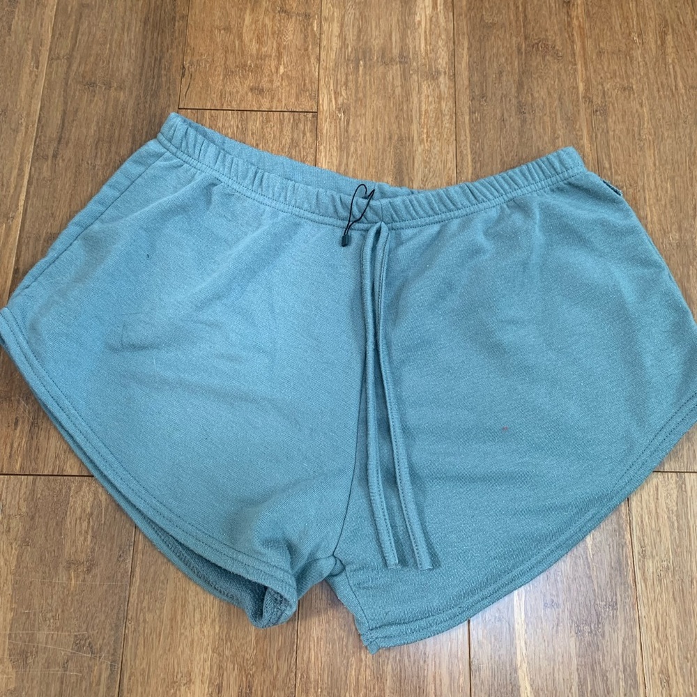 Boohoo blue comfy shorts